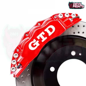 GTD Caliper Sticker