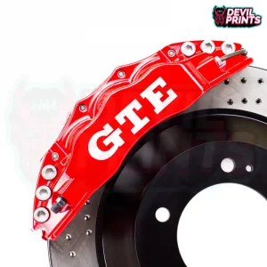 GTE Caliper Sticker