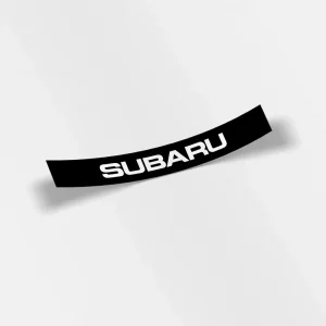 Subaru Text Sunstrip