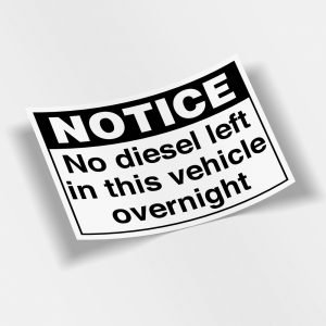 No Diesel Left In This Vehicle