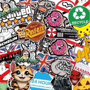 Custom Shaped Vinyl Stickers