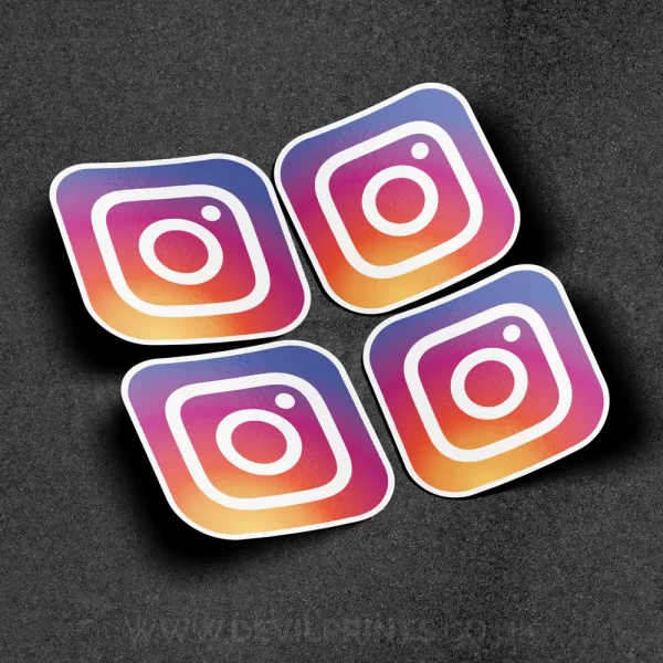Set of 4 Instagram Logo