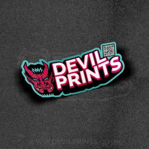 Devil Prints QR Code Logo