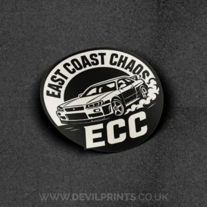 East Coast Chaos Printed Sticker