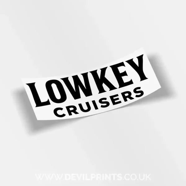 Lowkey Cruisers Text Logo
