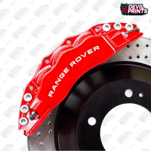 Range Rover Curved Caliper Sticker